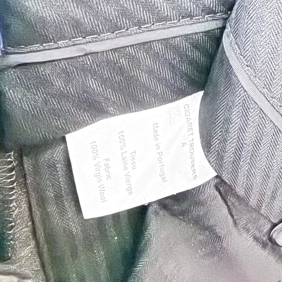 Louis Vuitton Uniforms Cigaret Pants Virgin Wool Flat Front Mens EU 50 US 32 x31 - Picture 4 of 4